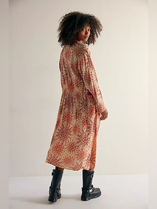 2. Free People NWOT Wild Nights Duster Size XL - Picture 5 of 17